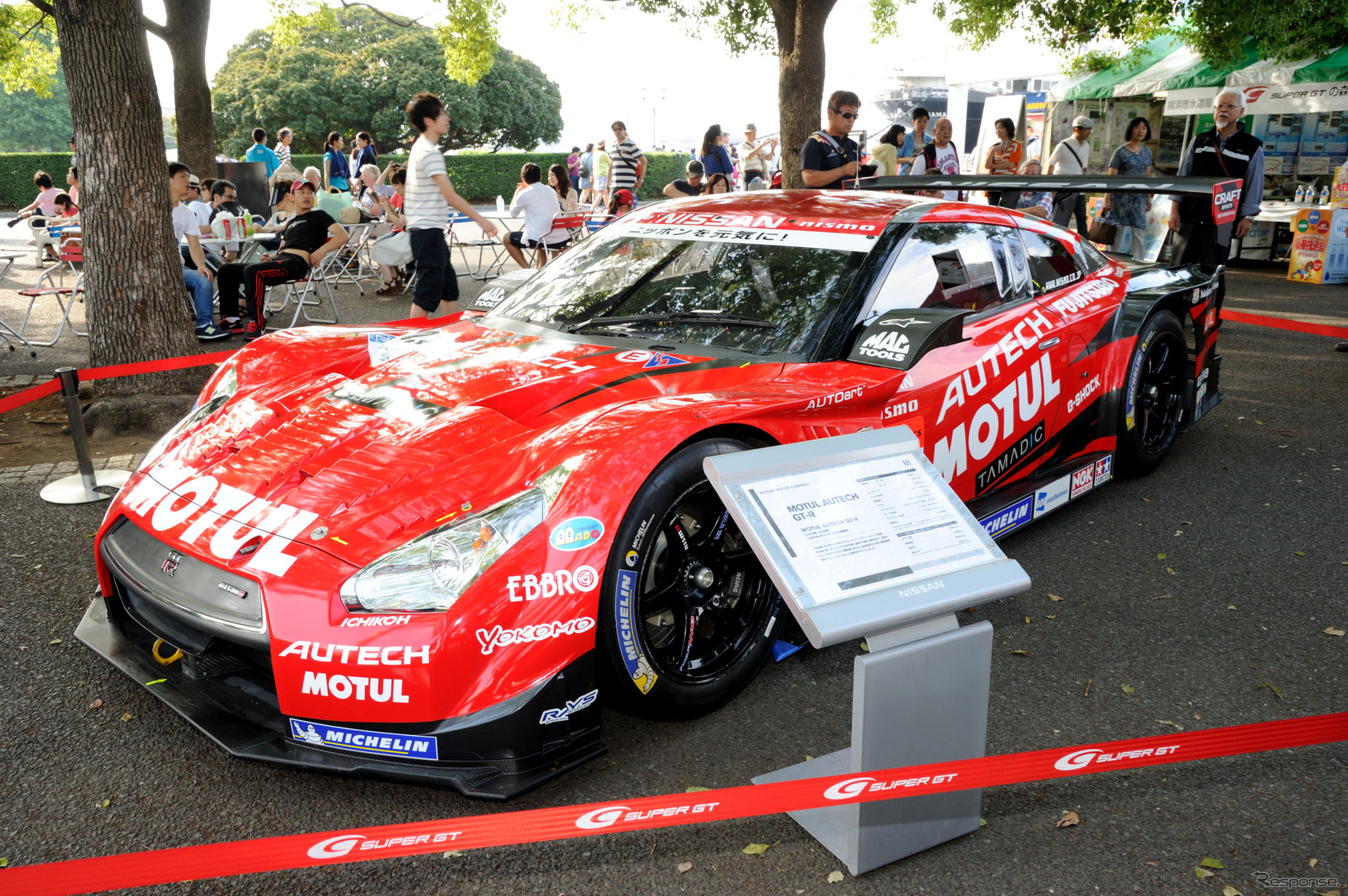 Y156に展示された2013MOTUL AUTECH GT-R