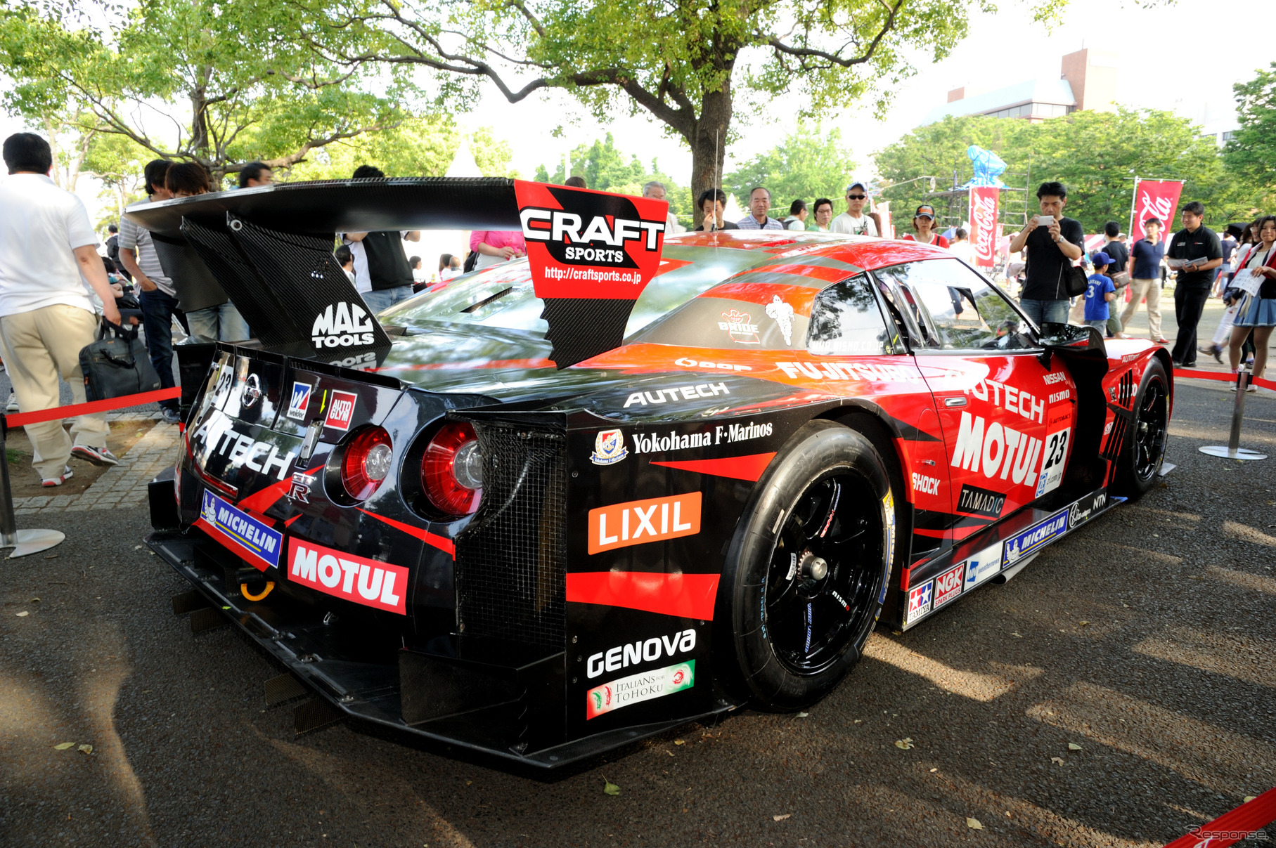 Y156に展示された2013MOTUL AUTECH GT-R
