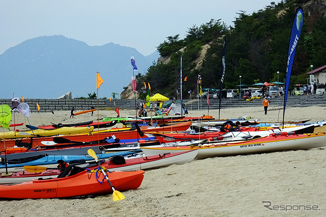 ダイハツの社員たちは、SEA TO SUMMIT 2015（5月30・31日、広島県江田島市）に参加。自転車やハイク、カヤックなどにも参戦した