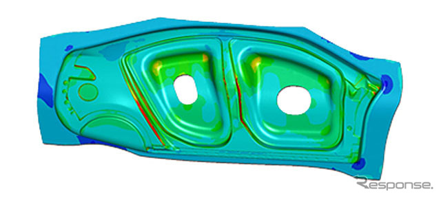 eta／DYNAFORMによる板成形シミュレーション例
