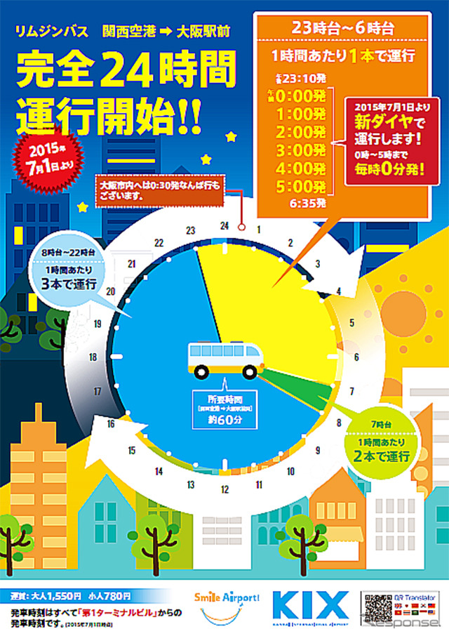 7月1日から24時間運行へ