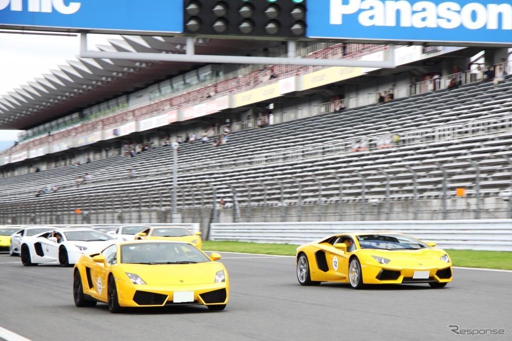 ランボルギーニブランパンスーパートロフェオアジアシリーズ2015開幕戦前座パレード