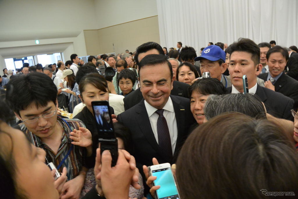 日産自動車 株主総会後の懇親会
