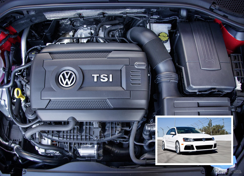 フォルクスワーゲン社のエンジンカバーの吸音材として採用された、 BASF の吸音材・メラミン樹脂発泡品バソテクト