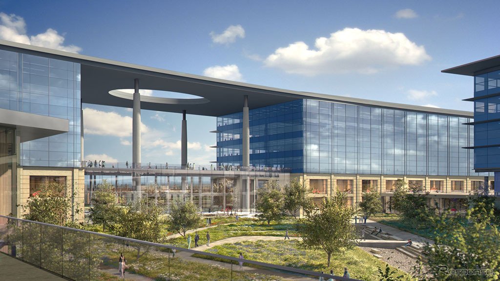 北米新本社の完成予想イメージ