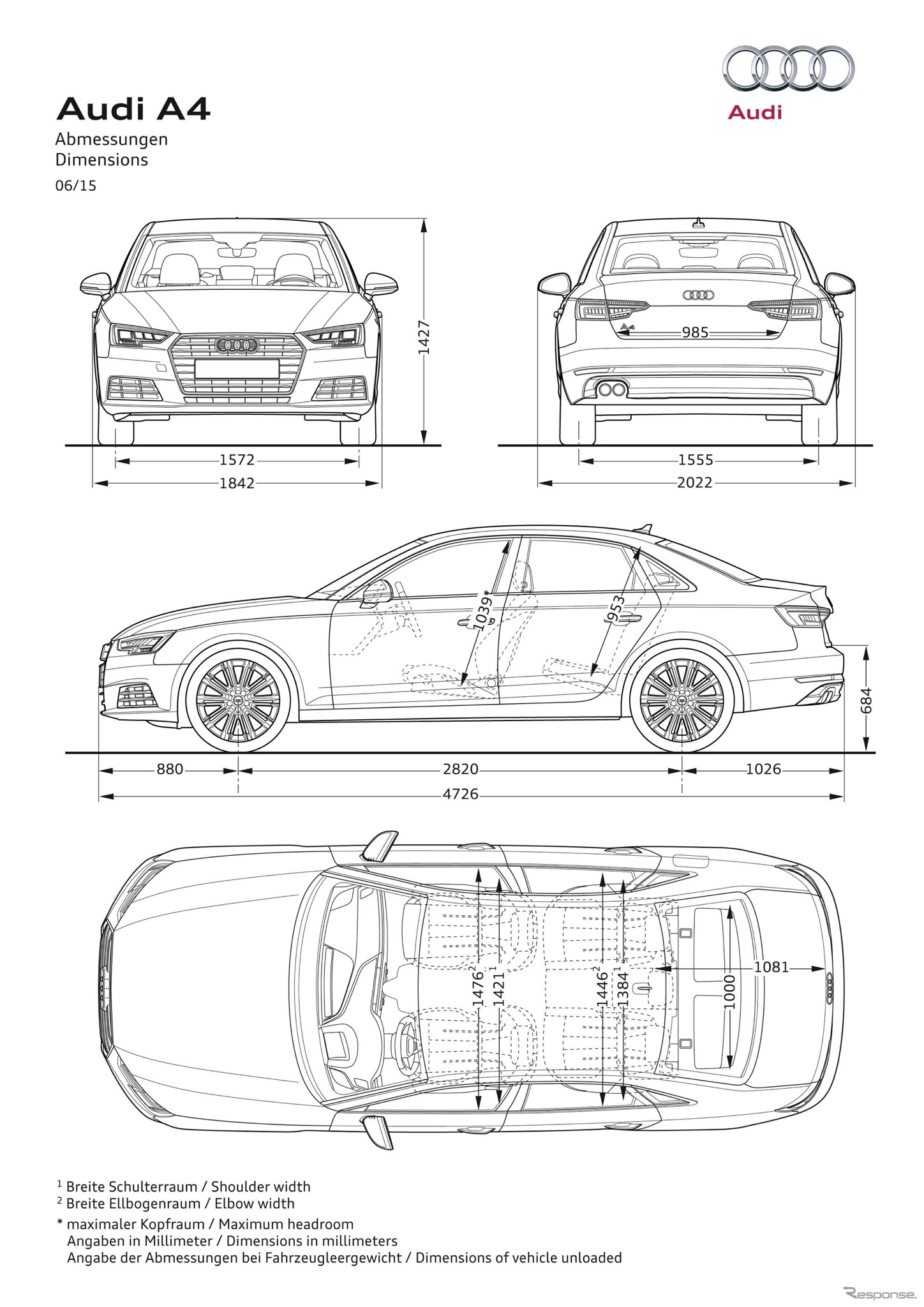 アウディ A4セダン 新型