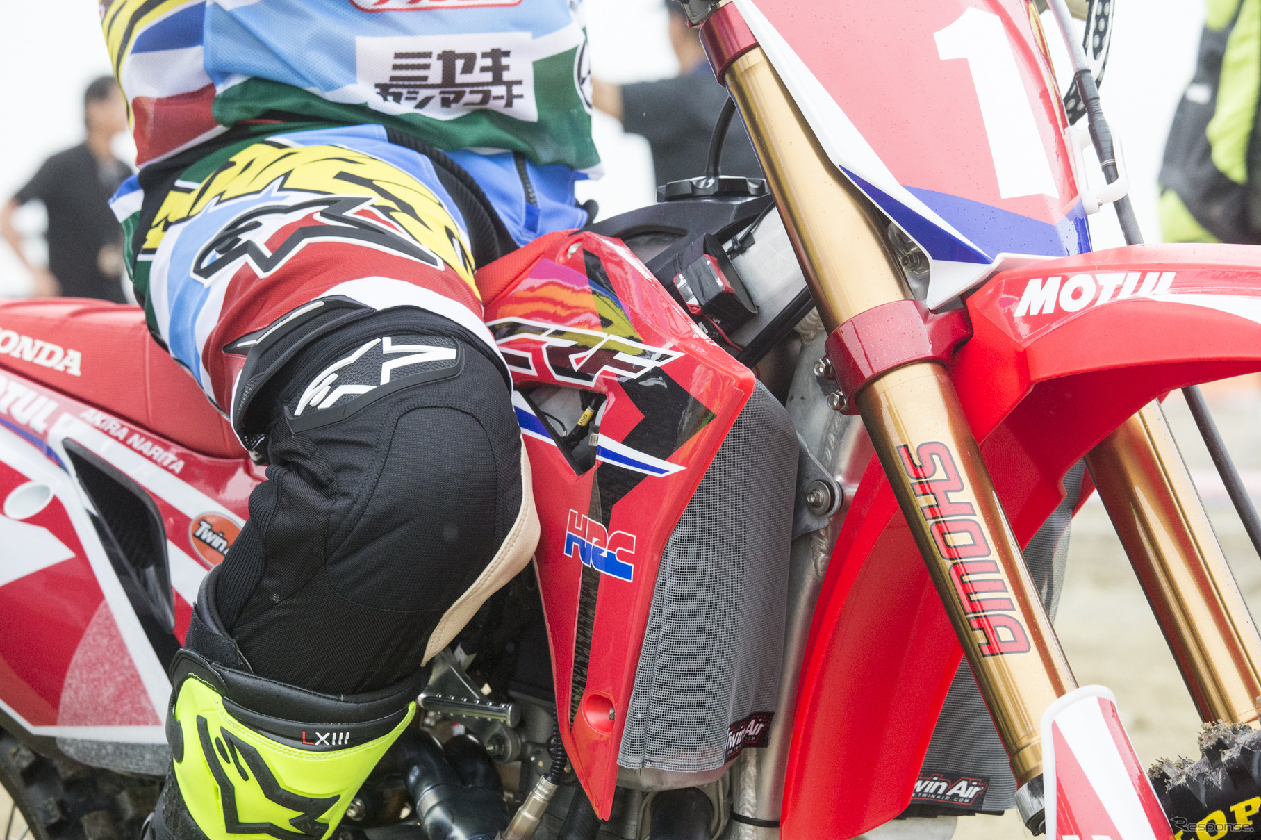 ホンダ CRF450R 先行型ファクトリーマシンが初公開