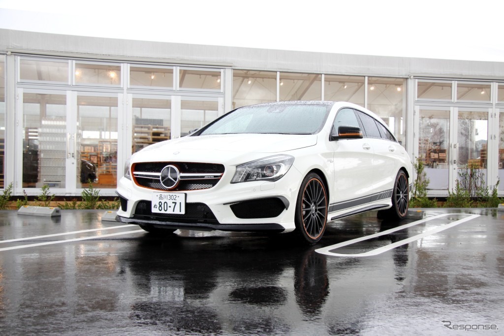 メルセデスAMG CLA45 4MATICシューティングブレークオレンジアートエディション