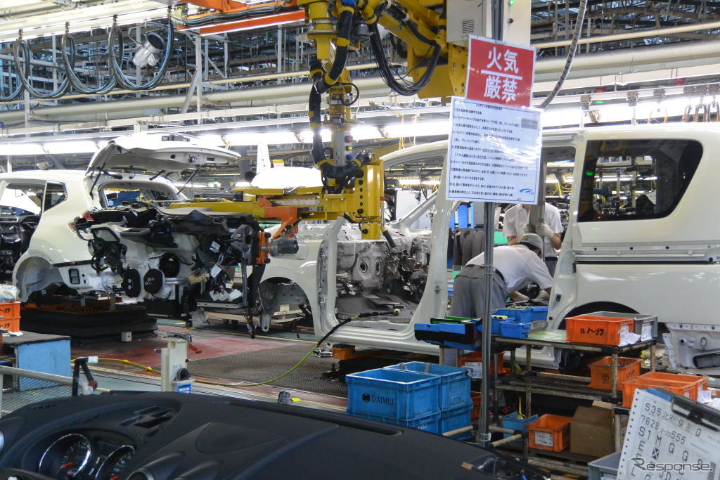 日産自動車九州 生産ライン