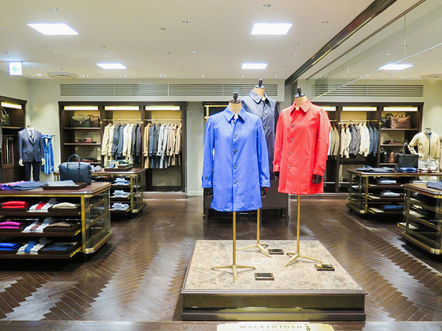「マッキントッシュ ロンドン」の第第1号店が横浜の京急百貨店にオープン