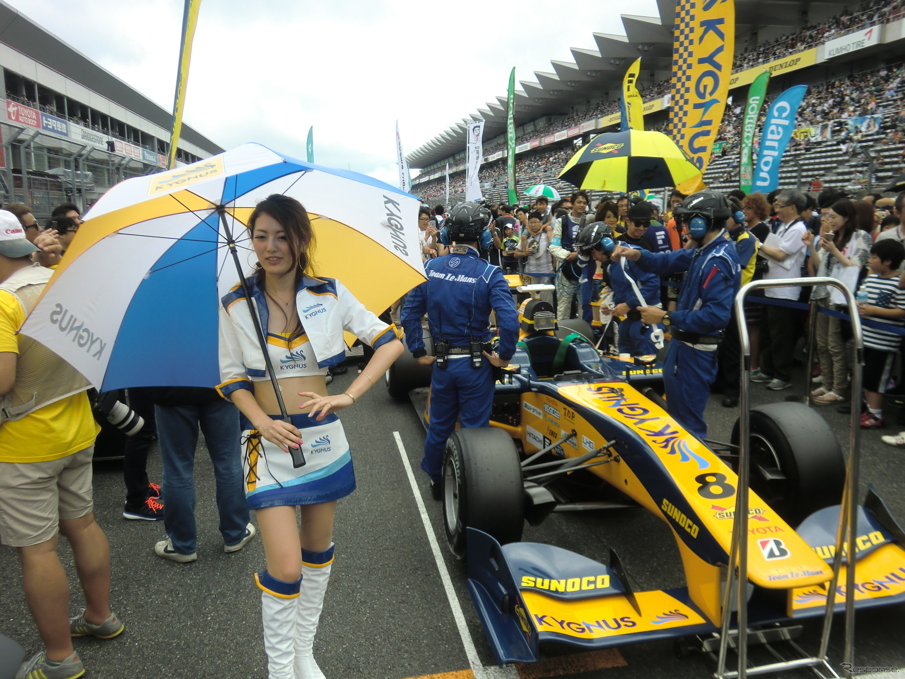 #8 可夢偉は6番グリッドからのスタートだった。