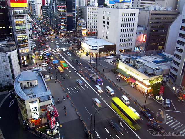 東銀座駅付近