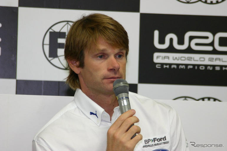 【WRCラリージャパン】記者会見 WRC…グロンホルム選手