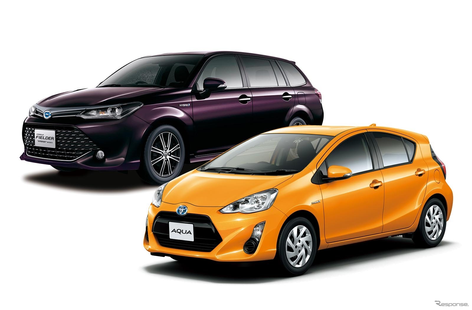 新車販売トップ2のトヨタ アクア と カローラ