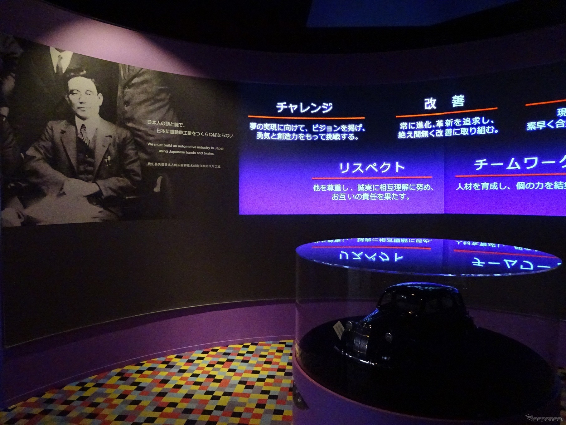 トヨタ会館　豊田喜一郎のコーナー