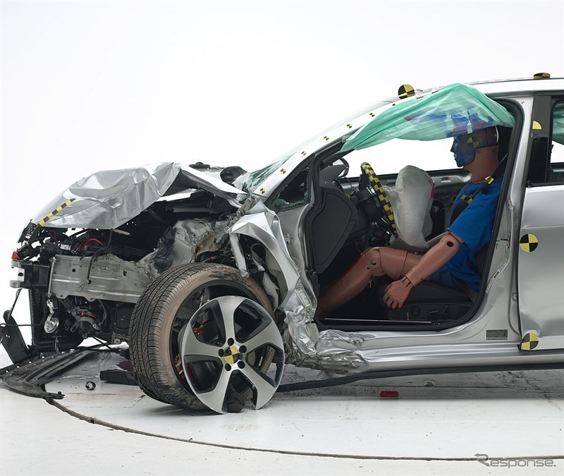 VW ゴルフ の米IIHS衝突テスト