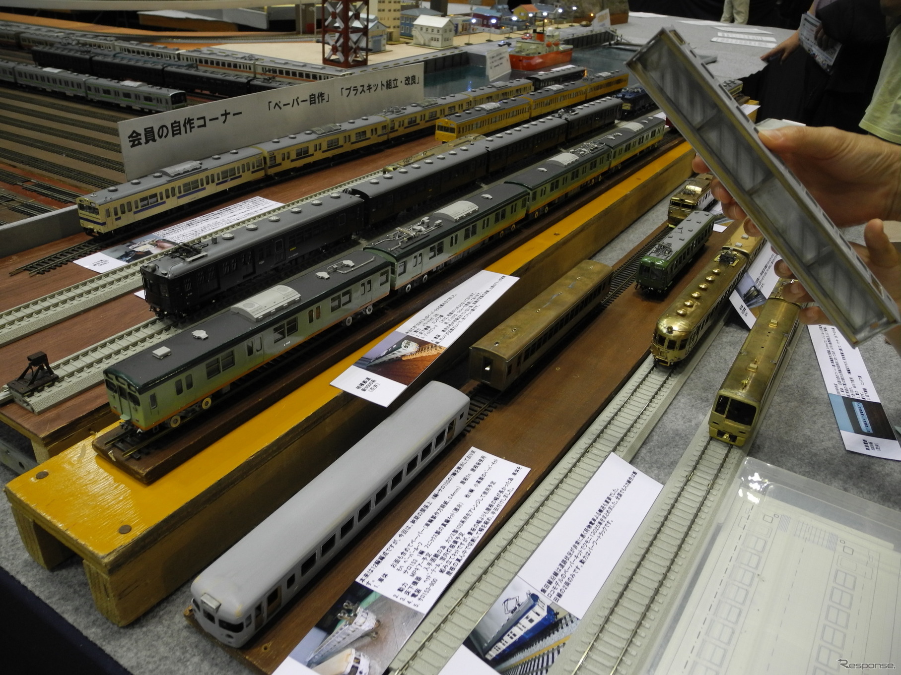 国際鉄道模型コンベンションの会場風景