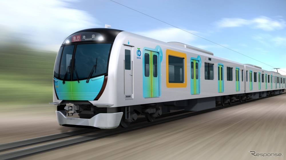 西武鉄道の新型通勤電車「40000系」のイメージ。2017年春から運行を開始する。