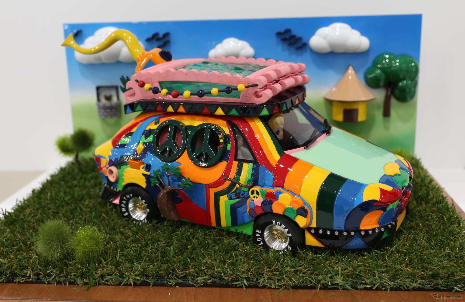 夢のクルマ技術賞の作品は、トヨタ自動車試作部のスタッフによってモデル化された