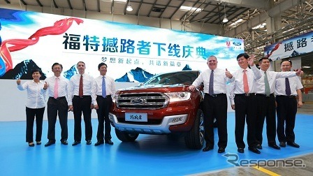フォードモーターと江鈴汽車の中国合弁が生産を開始した新型フォードエベレスト