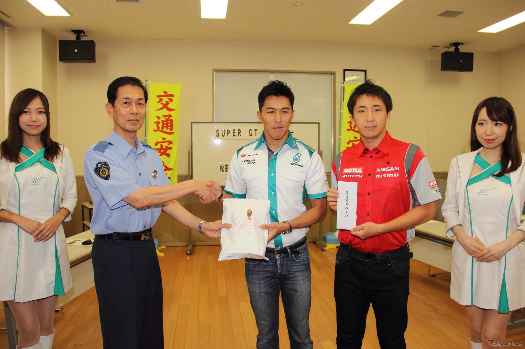 鈴鹿警察署表敬訪問の様子
