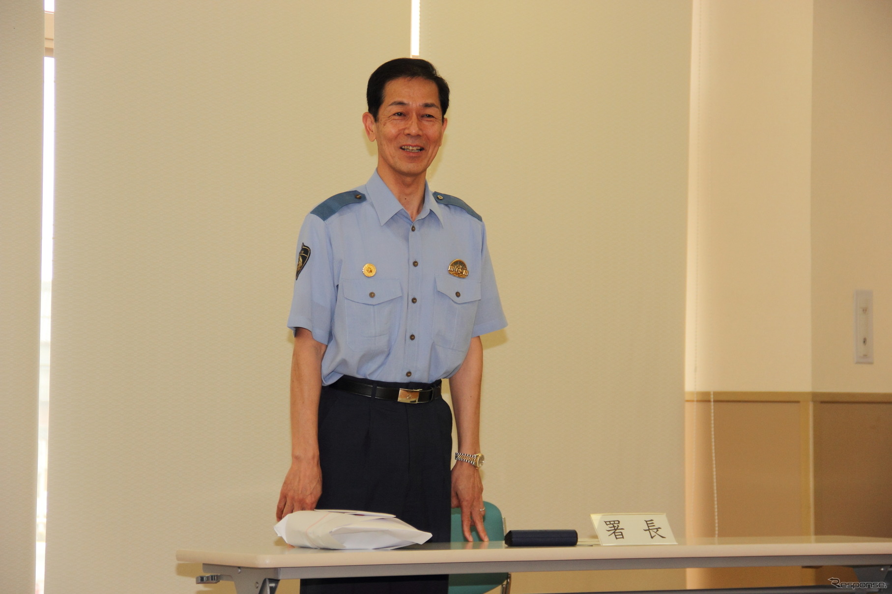 鈴鹿警察署表敬訪問の様子