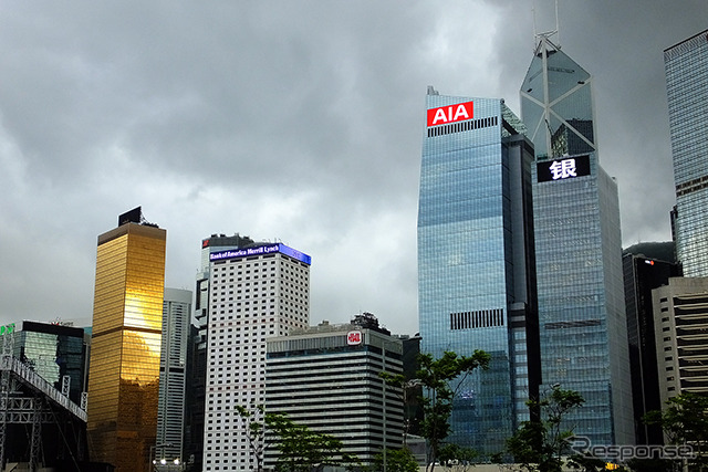 香港の中心街、中環（セントラル）