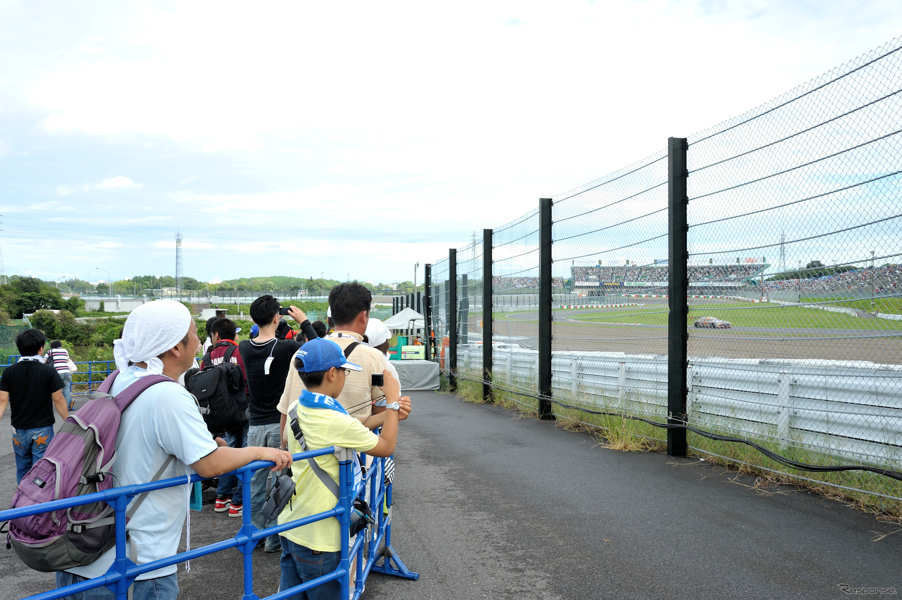 S字コーナーの激感エリアの風景（SUPER GT 第5戦）