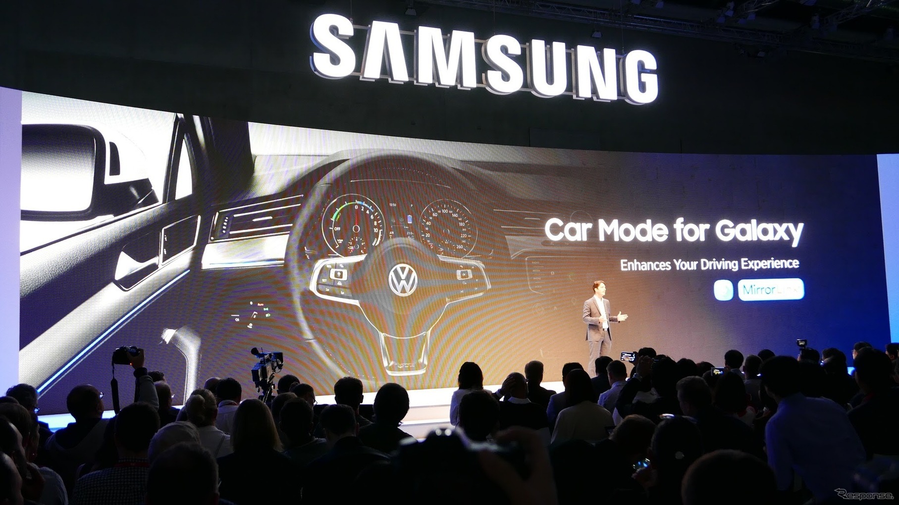 【IFA 2015】サムスン、「Car Mode for Galaxy」でVWと連携