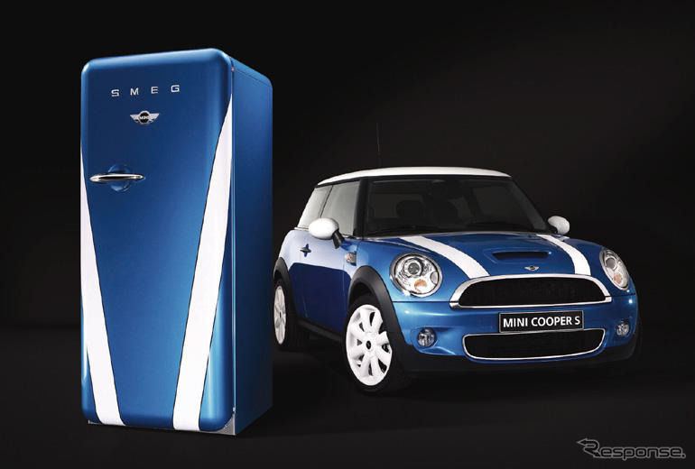 MINI クーパーSの冷蔵庫…クールに行こう