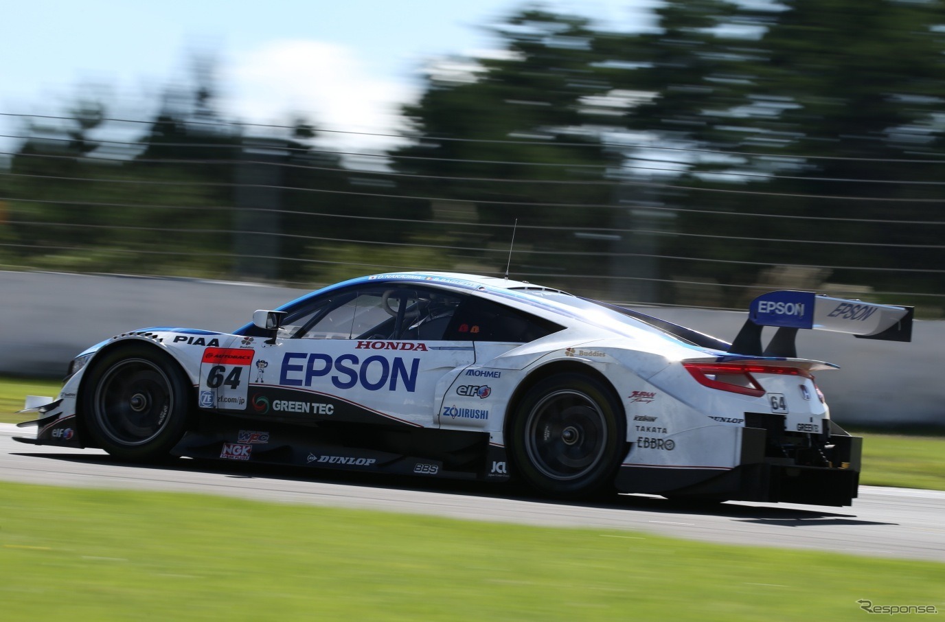 GT500予選3位、#64 NSX。