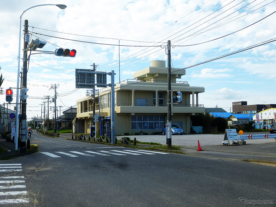 九十九里有料道、片貝終点付近