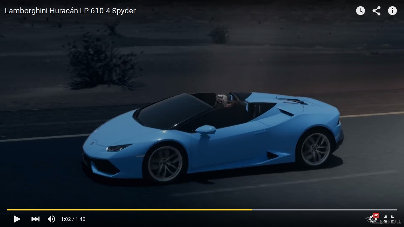 ランボルギーニ ウラカンLP 610-4スパイダー