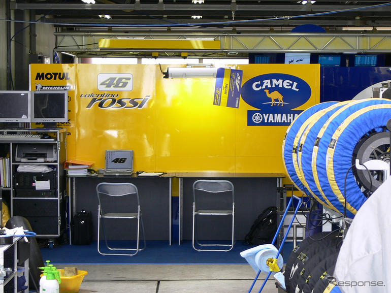 【モトGP日本】ロッシ ピット写真蔵