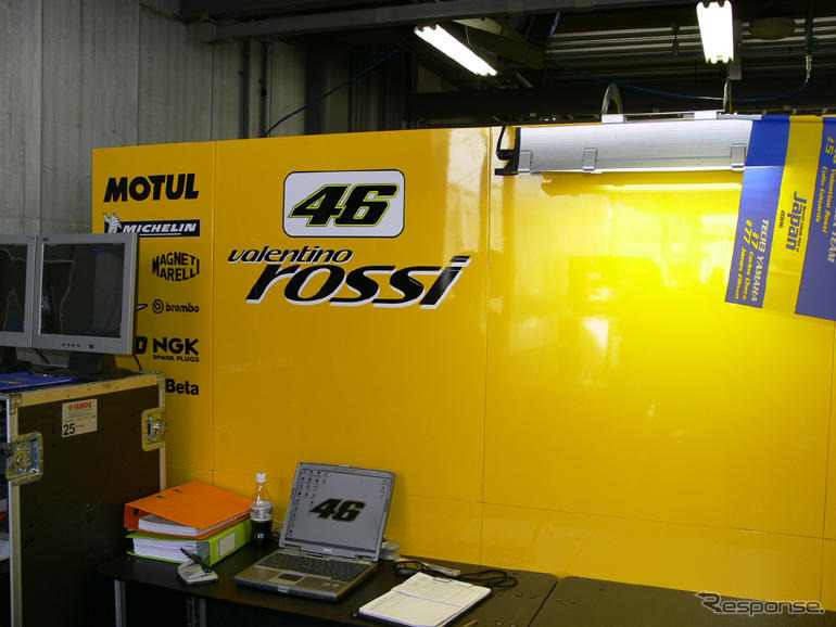 【モトGP日本】ロッシ ピット写真蔵