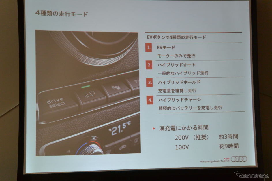 アウディ A3 スポーツバック e-トロン 発表