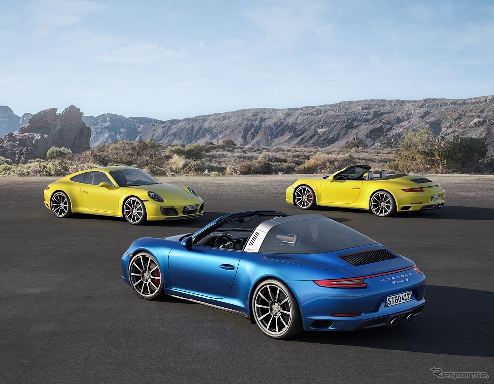 ポルシェ 911カレラ4S と 911タルガ4S