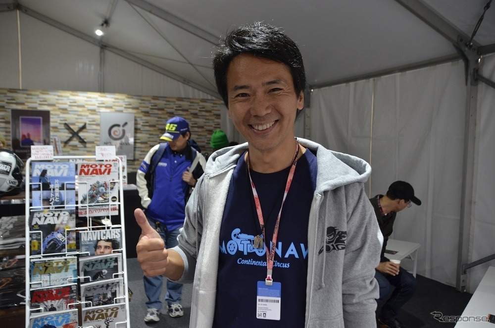 モトナビ編集長の河西氏。