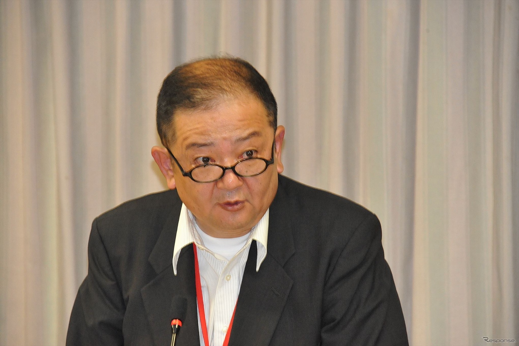 委員長に就任した森猛法政大学教授（13日・落橋防止装置等の溶接不良に関する有識者委員会）