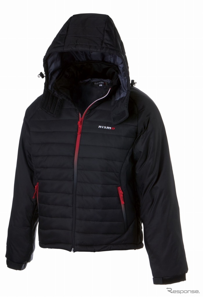 フーテッドキルティングブルゾン