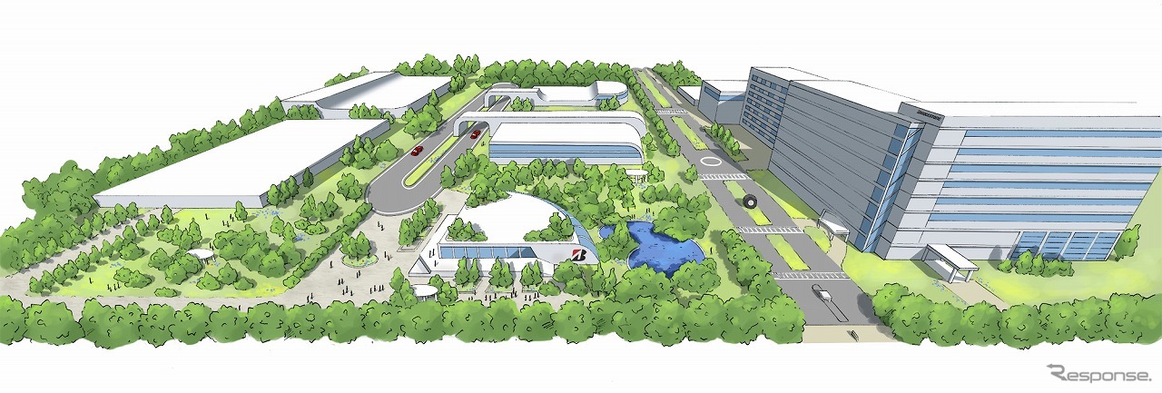 小平市に新設する研究開発施設のイメージ図