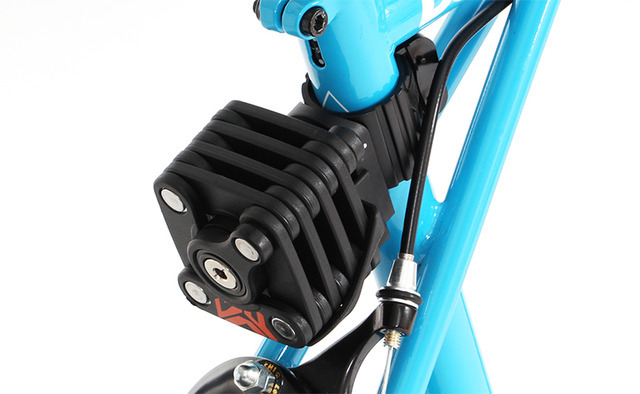 小さく折りたためる自転車用ロック「フォールディングブレードロック」