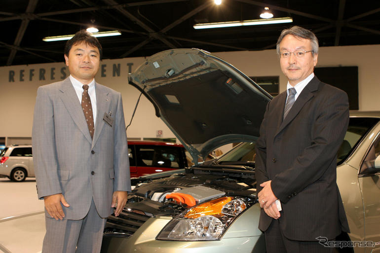 日産 アルティマハイブリッド 発表…日産独自のハイブリッドも開発