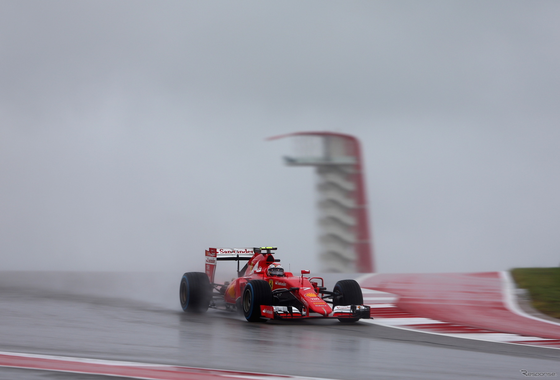 F1アメリカGPは豪雨により予選が順延