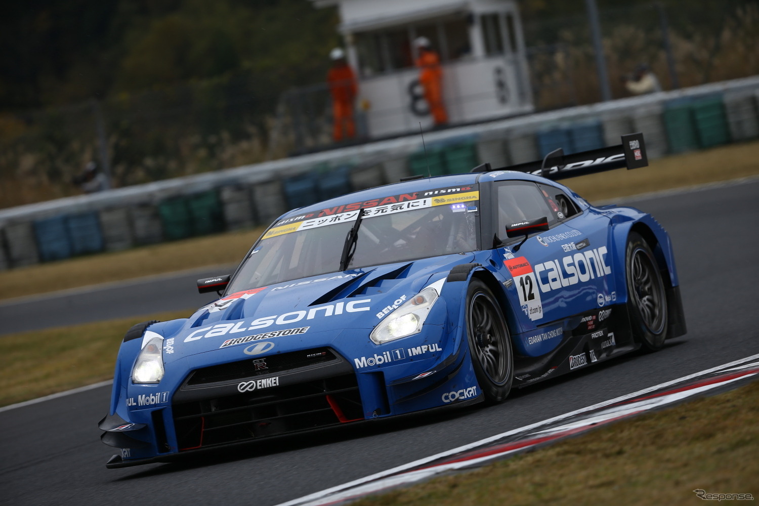 決勝2位の#12 GT-R。