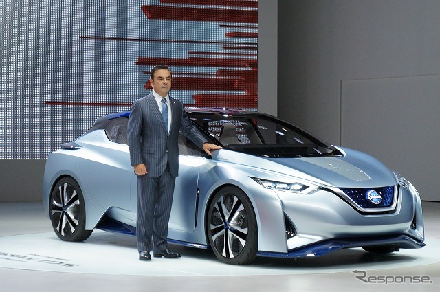 日産ゴーン社長（東京モーターショー15）