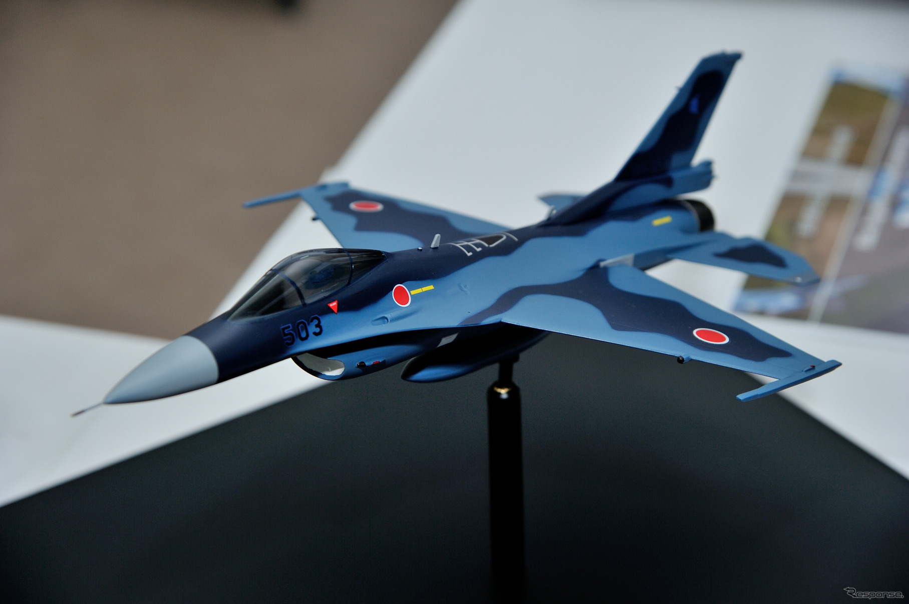F2戦闘機の模型