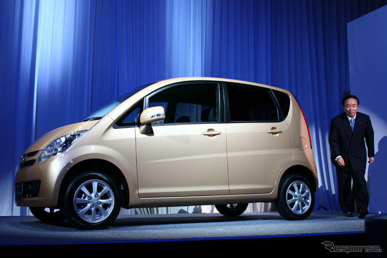 「低燃費トップを目指す」とダイハツの箕浦社長