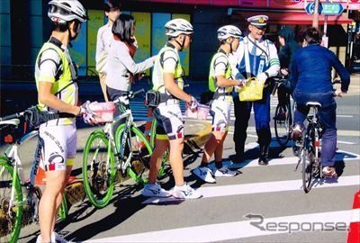 警視庁　自転車隊「BEEMS」（ビームス）の活動