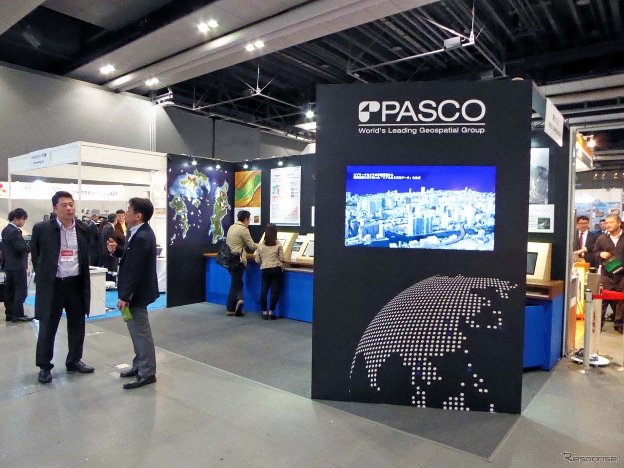 G空間EXPO15に出展したパスコ社のブース